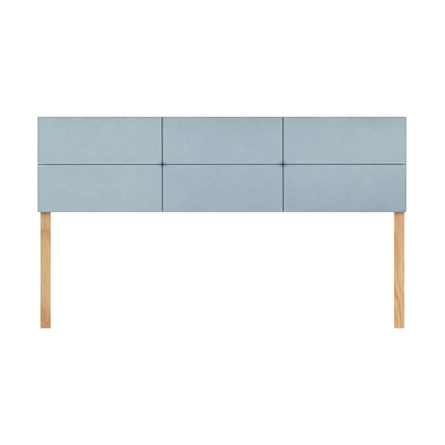 Cabecera King Size Cuadro Grande Cielo 3 En 1 Moderna