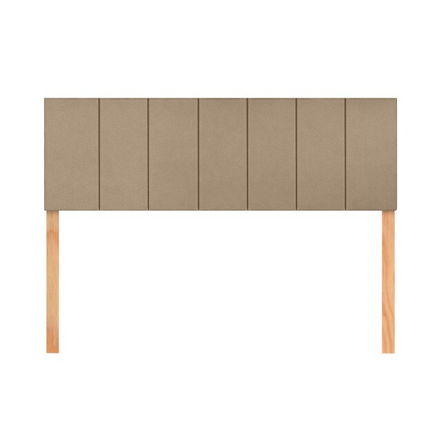 Cabecera Queen Size Raya Vertical Beige 3 En 1 Moderna $1,599