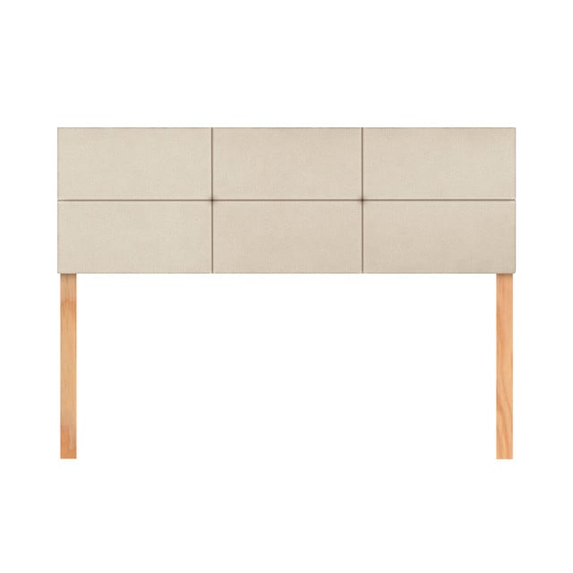 Cabecera Matrimonial Cuadro Grande Natural 3 En 1 Moderna $1,499