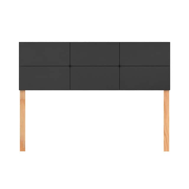 Cabecera Queen Size Cuadro Grande Negro 3 En 1 Moderna $1,599