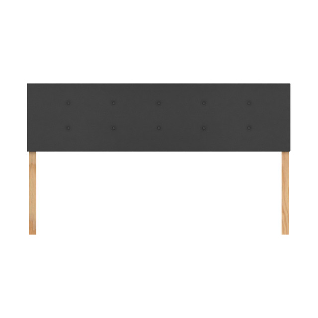 Foto 1 | Cabecera King Size Botones Negro 3 En 1 Moderna