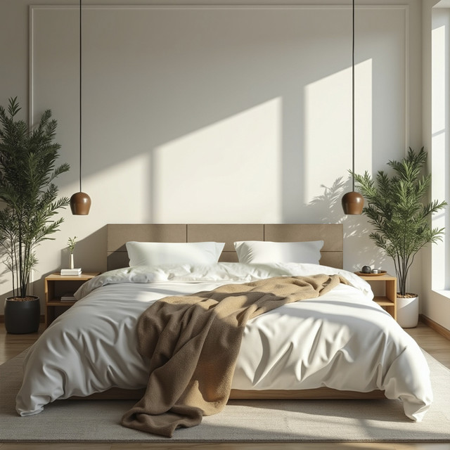 Foto 2 | Cabecera King Size Cuadro Grande Beige 3 En 1 Moderna