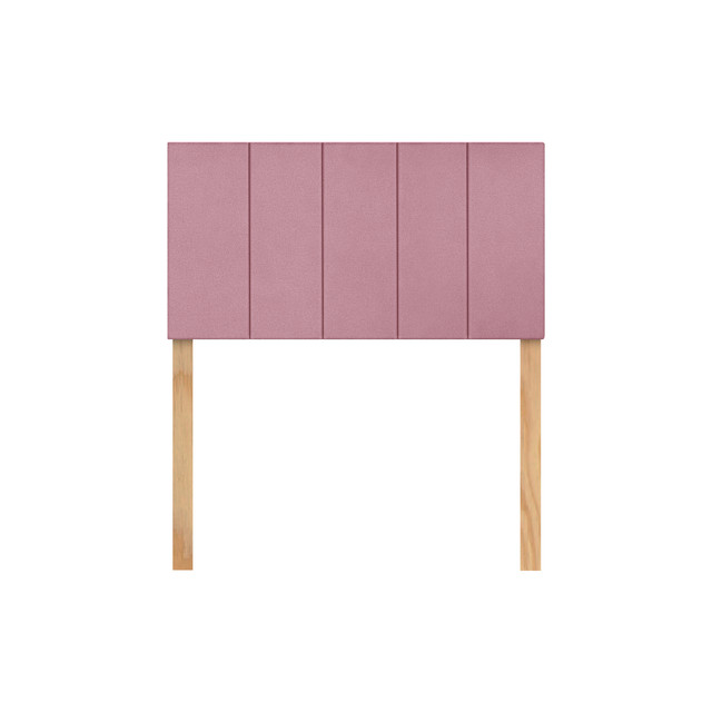 Foto 1 | Cabecera Individual Raya Vertical Rosa 3 En 1 Moderna