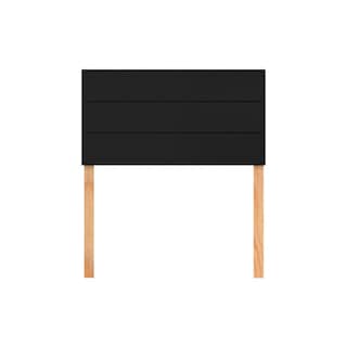 Foto 1 | Cabecera Individual Raya Horizontal Negro 3 En 1 Moderna