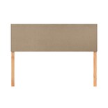 Cabecera Queen Size Lisa Beige 3 En 1 Moderna
