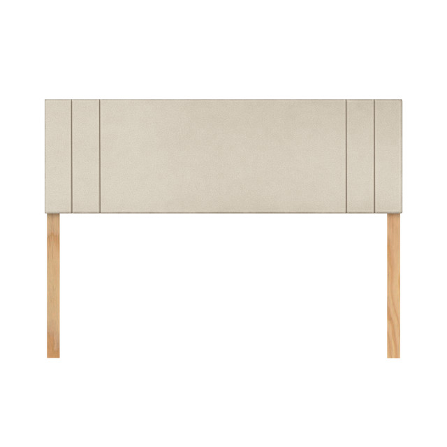 Cabecera Matrimonial Raya Lateral Natural 3 En 1 Moderna