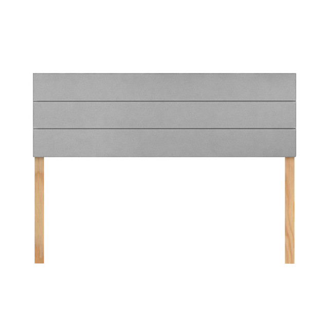 Foto 1 | Cabecera Matrimonial Raya Horizontal Gris 3 En 1 Moderna