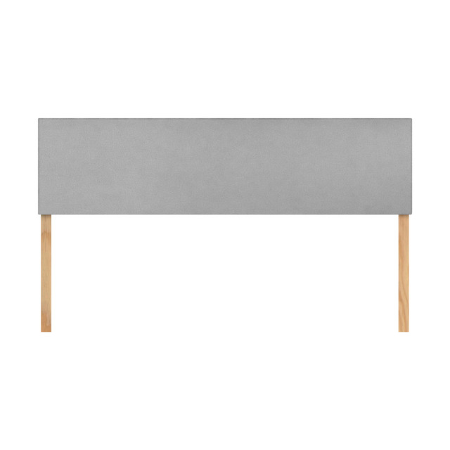 Cabecera King Size Lisa Gris 3 En 1 Moderna