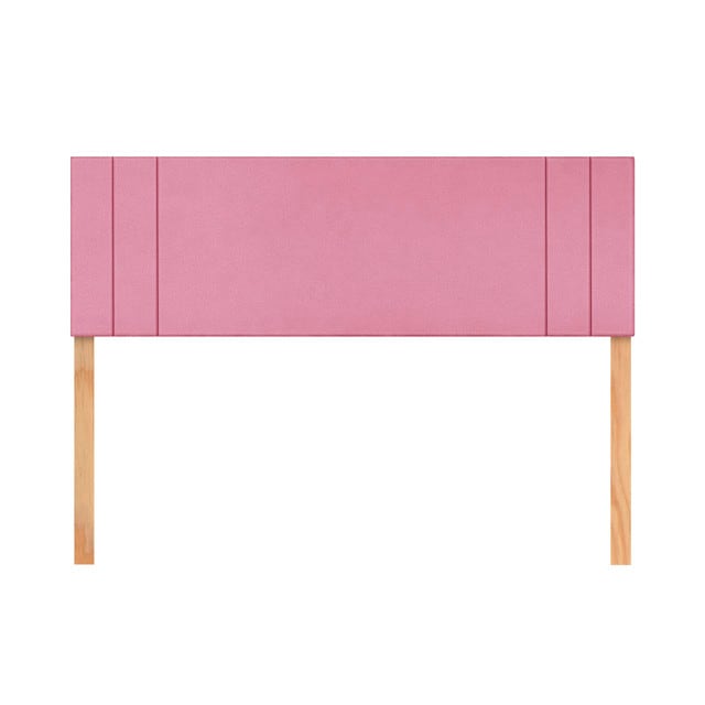 Cabecera Queen Size Raya Lateral Rosa 3 En 1 Moderna $1,599