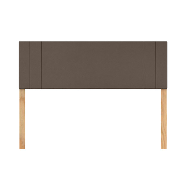 Cabecera Queen Size Raya Lateral Tabaco 3 En 1 Moderna