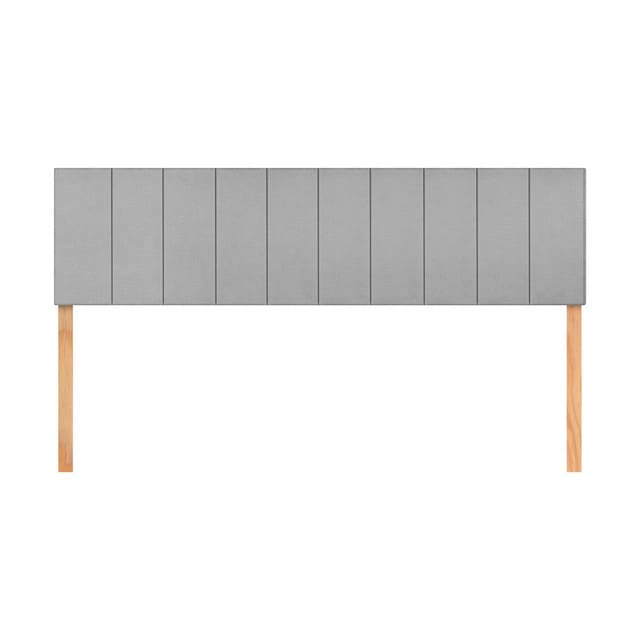Cabecera King Size Raya Vertical Gris 3 En 1 Moderna $1,699