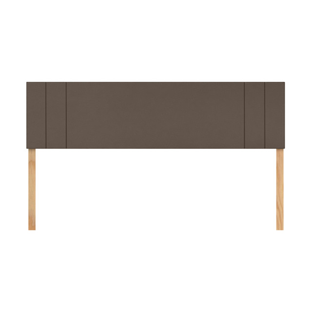 Cabecera King Size Raya Lateral Tabaco 3 En 1 Moderna
