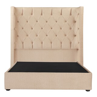 Foto 1 | Cabecera Dicasa Tartuk Color Beige Matrimonial + Base Cama Dicasa Color Beige Matrimonial