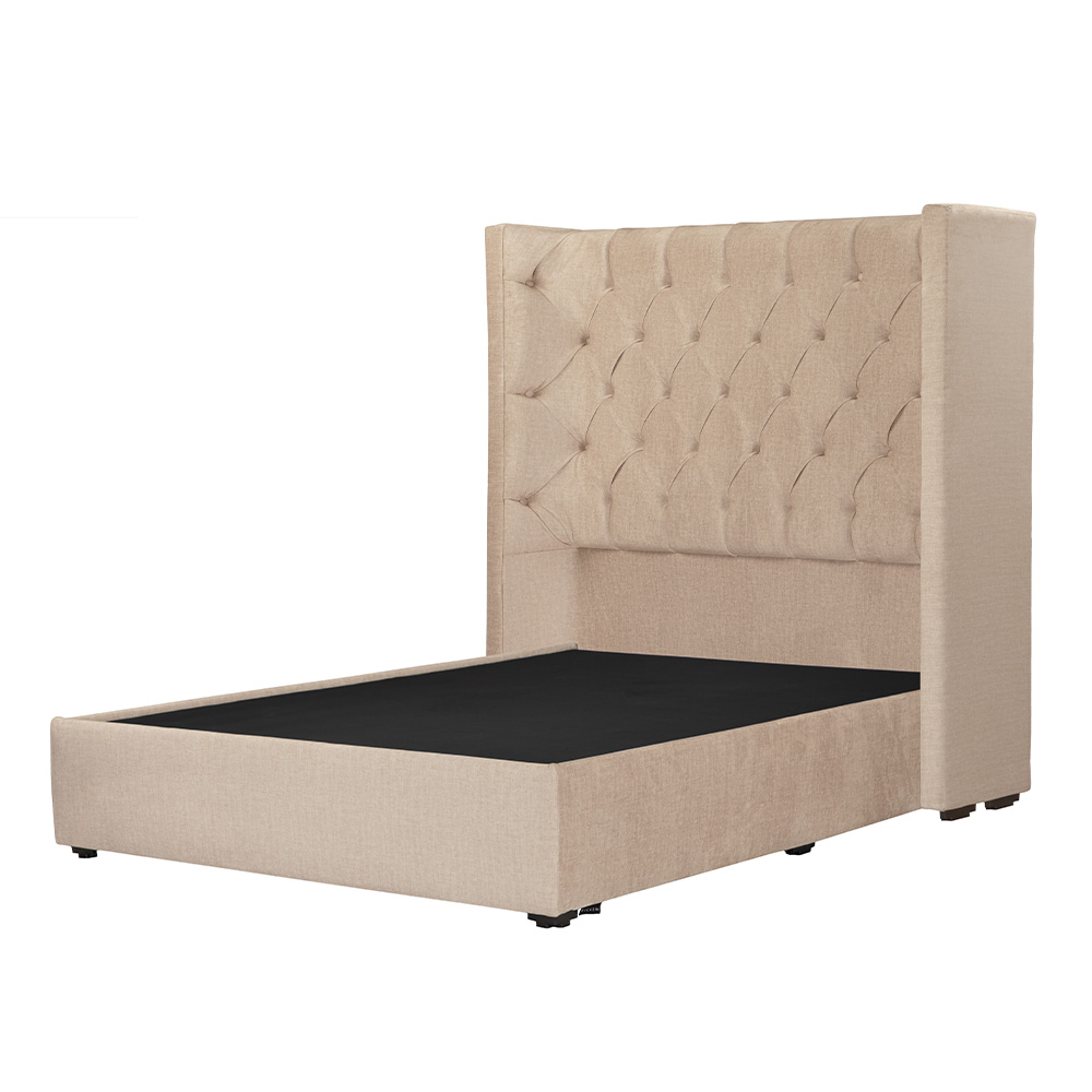 Foto 2 | Cabecera Dicasa Tartuk Color Beige Matrimonial + Base Cama Dicasa Color Beige Matrimonial