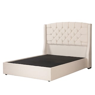 Foto 2 | Cabecera Dicasa Sitka Color Beige Claro Individual + Base Cama Dicasa Color Beige Claro Individual