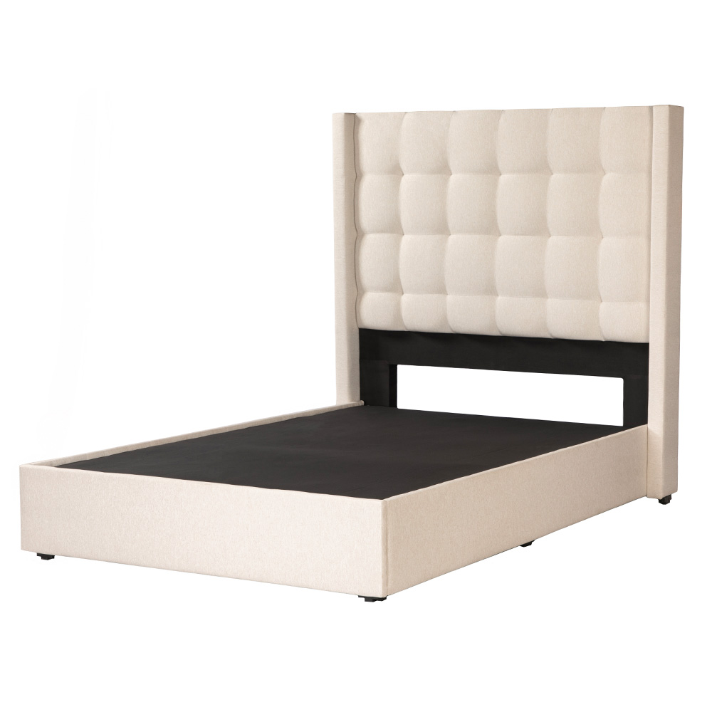 Foto 4 pulgar | Cabecera Dicasa Titan Color Beige Claro King Size + Base Cama Dicasa Color Beige Claro King Size