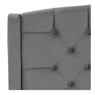 Foto 5 | Cabecera Dicasa Sitka Color Gris Matrimonial + Base Cama Dicasa Color Gris Matrimonial