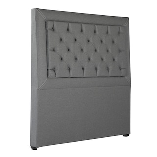 Foto 4 | Cabecera Dicasa Mary Color Gris King Size + Base Cama Dicasa Color Gris King Size