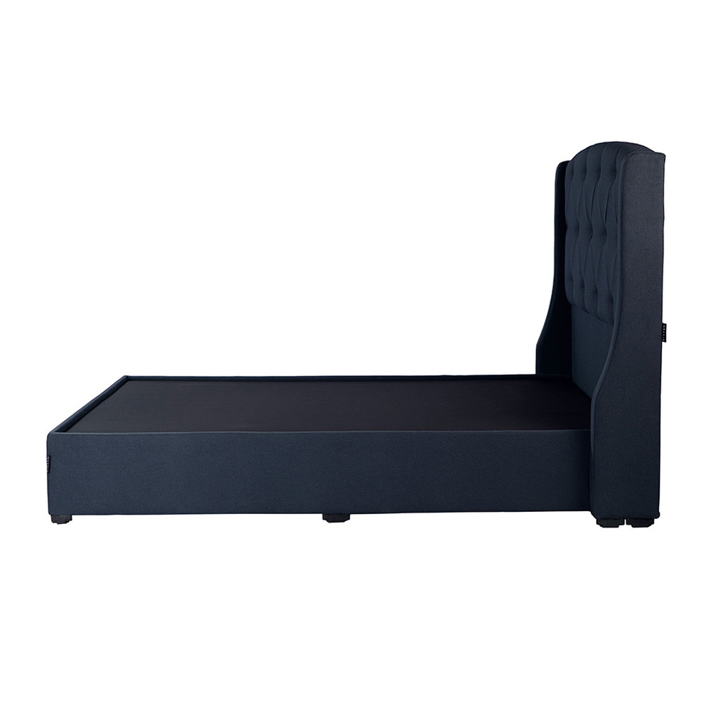 Foto 4 pulgar | Cabecera Dicasa Zefyr Color Azul King Size + Base Cama Dicasa Color Azul King Size