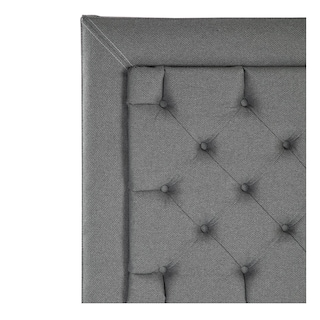 Foto 5 | Cabecera Dicasa Mary Color Gris Queen Size + Base Cama Dicasa Color Gris Queen Size