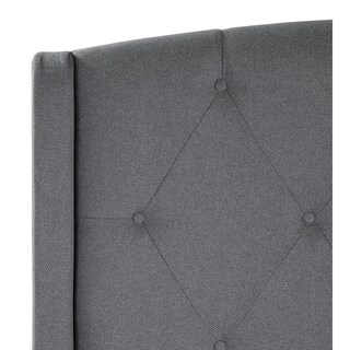 Foto 5 | Cabecera Dicasa Zefyr Color Gris Queen Size + Base Cama Dicasa Color Gris Queen Size