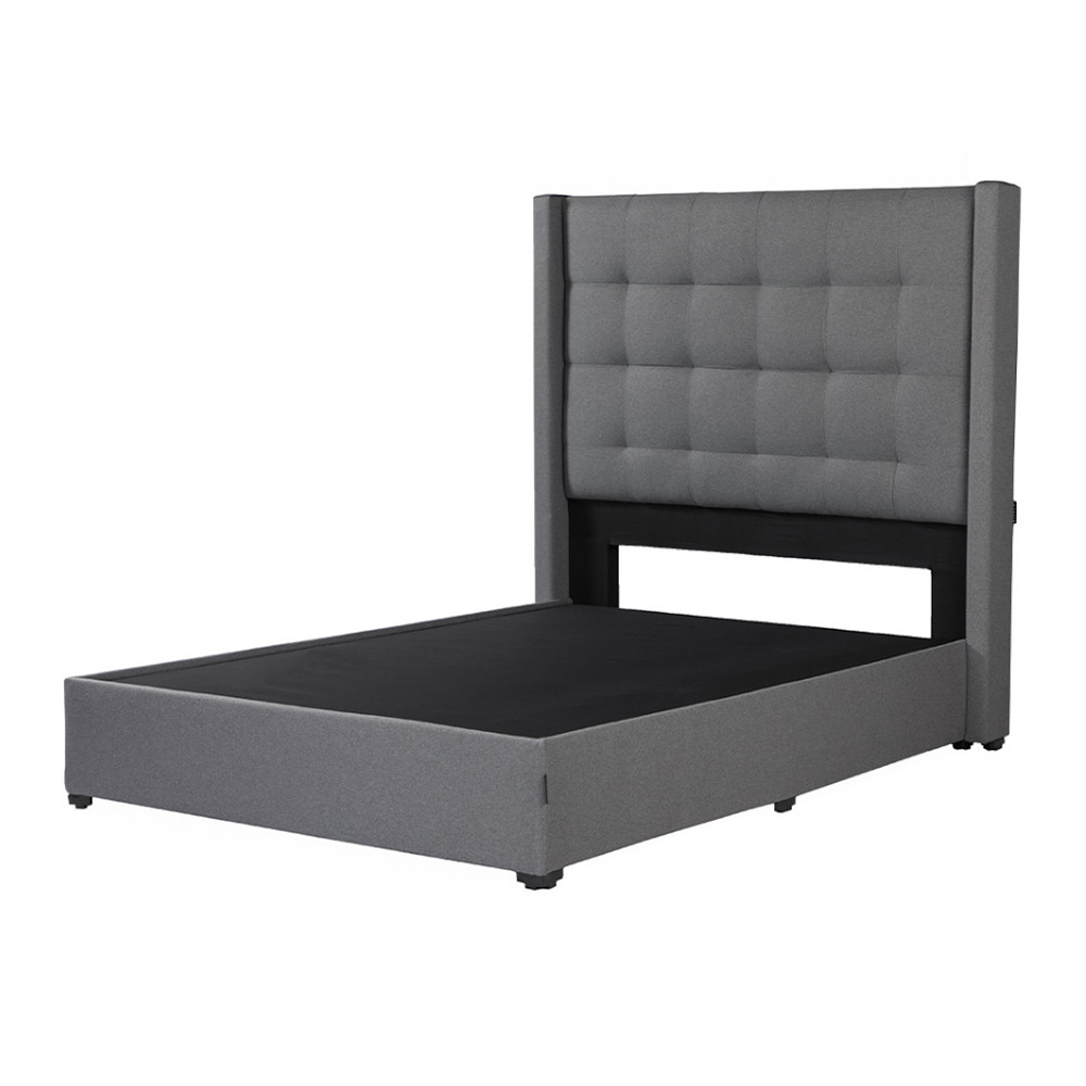 Foto 3 pulgar | Cabecera Dicasa Titan Color Gris King Size + Base Cama Dicasa Color Gris King Size