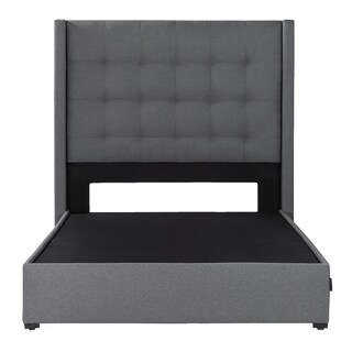 Foto 1 | Cabecera Dicasa Titan Color Gris Matrimonial + Base Cama Dicasa Color Gris Matrimonial