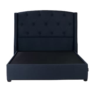 Foto 1 | Cabecera Dicasa Zefyr Color Azul Matrimonial + Base Cama Dicasa Color Azul Matrimonial