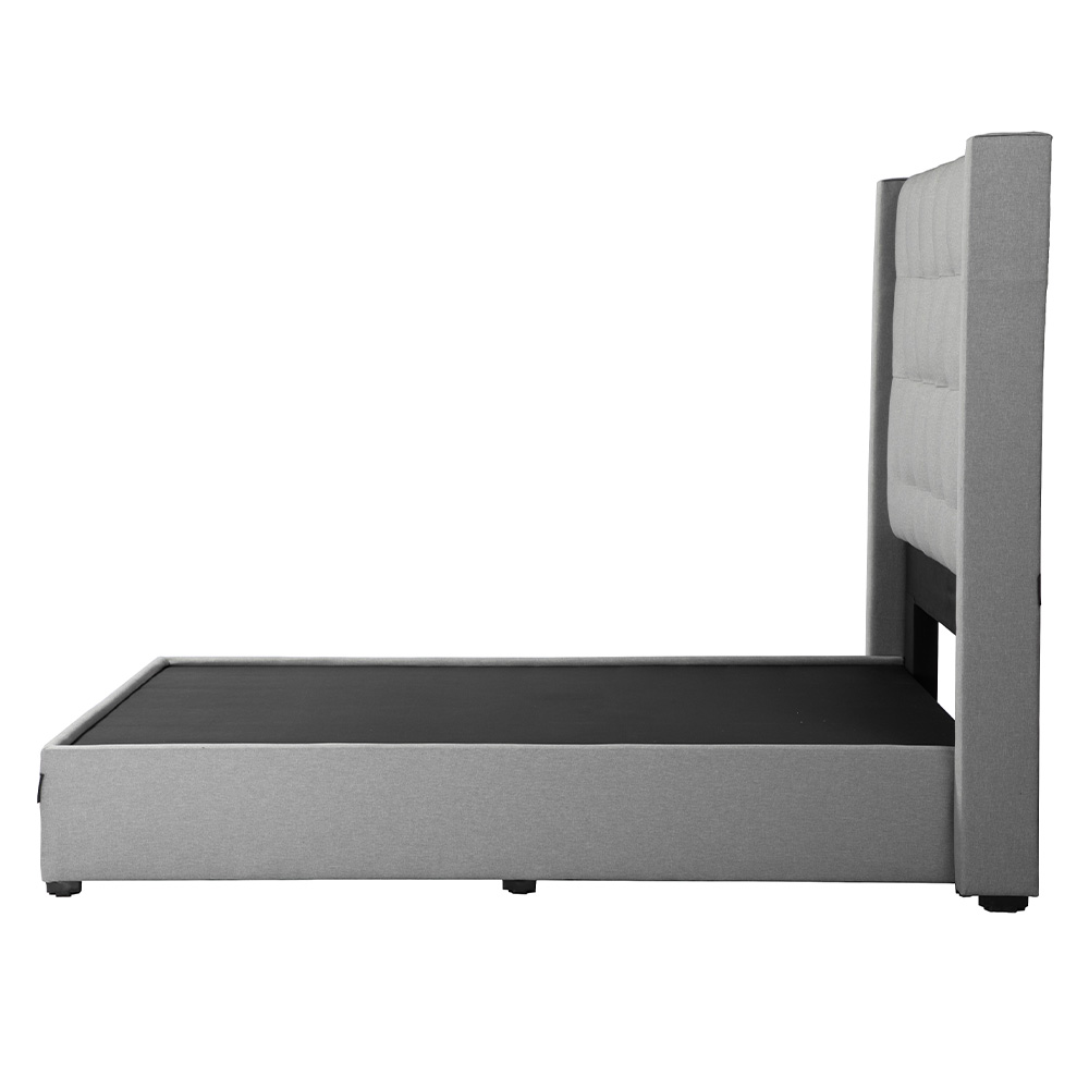 Foto 4 pulgar | Cabecera Dicasa Titan Color Gris Queen Size + Base Cama Dicasa Color Gris Queen Size