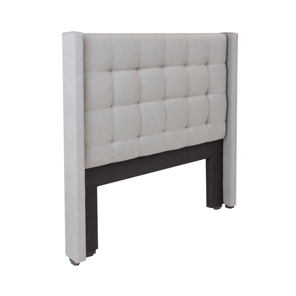 Foto 4 | Cabecera Dicasa Titan Color Gris Queen Size + Base Cama Dicasa Color Gris Queen Size