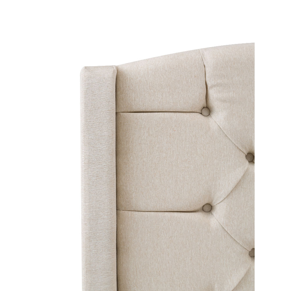 Foto 5 | Cabecera Dicasa Sitka Color Beige Claro King Size + Base Cama Dicasa Color Beige Claro King Size