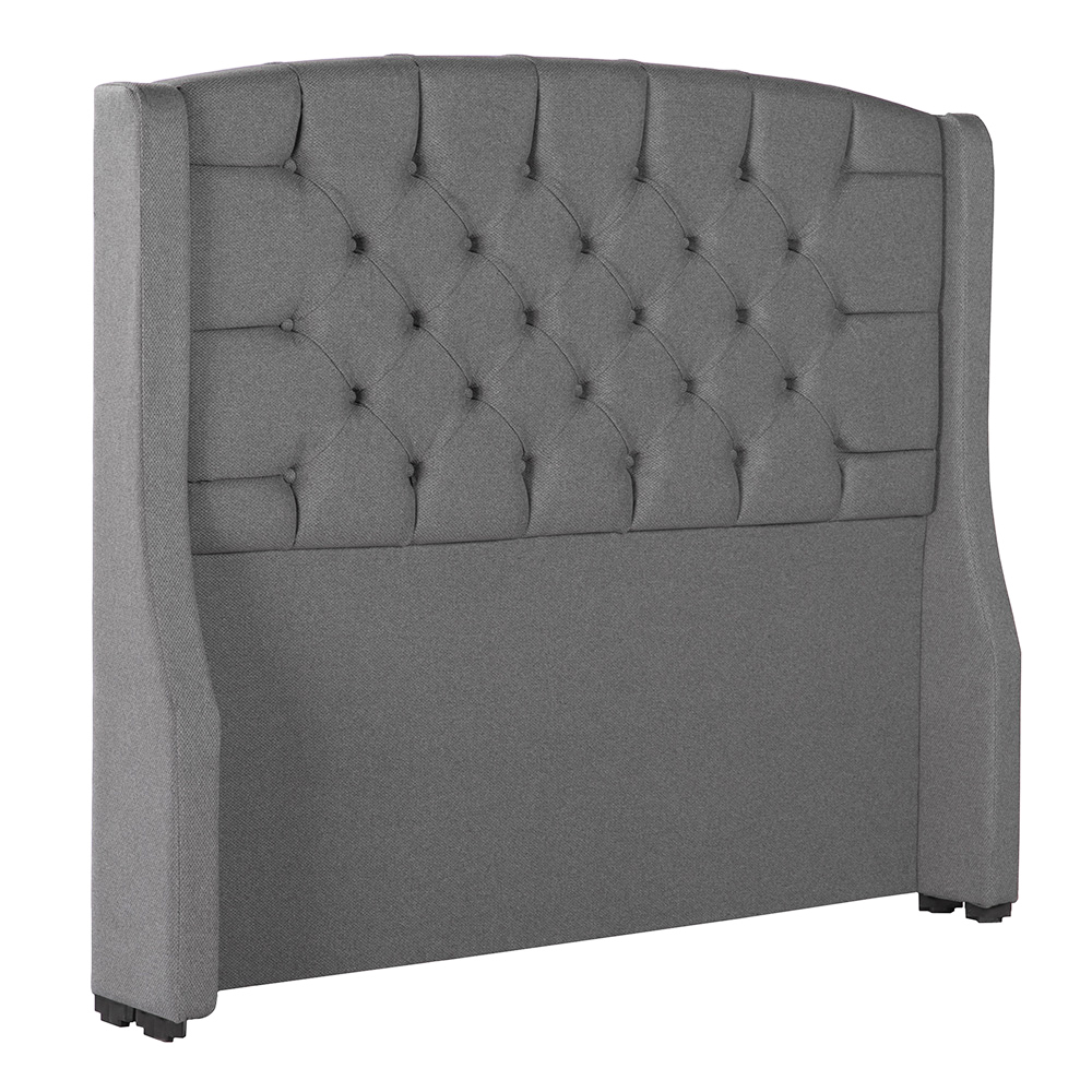 Foto 5 pulgar | Cabecera Dicasa Sitka Color Gris King Size + Base Cama Dicasa Color Gris King Size