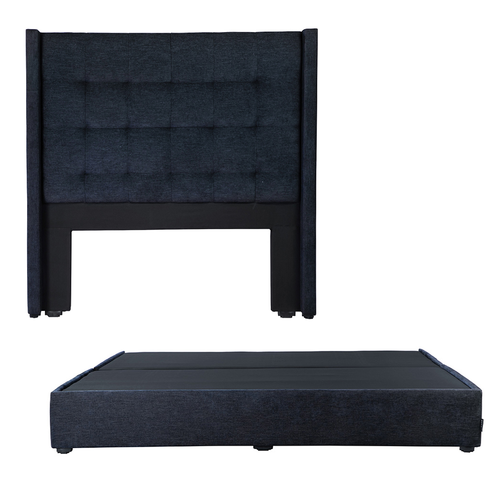 Foto 1 | Cabecera Dicasa Titan Color Azul King Size + Base Cama Dicasa Color Azul King Size