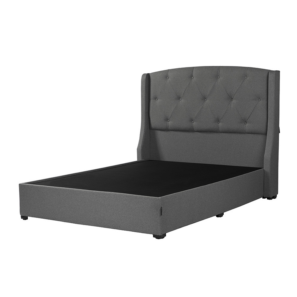 Foto 2 | Cabecera Dicasa Zefyr Color Gris King Size + Base Cama Dicasa Color Gris King Size
