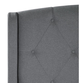Foto 5 | Cabecera Dicasa Zefyr Color Gris King Size + Base Cama Dicasa Color Gris King Size