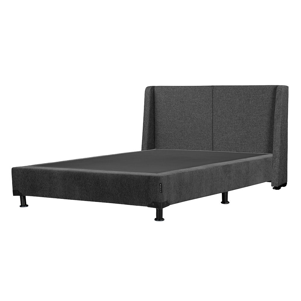 Foto 2 | Cabecera Dicasa Milan Box Color Gris Carbon Matrimonial+box+almohada 2pack+protector Cloud+sabanas Softy+edredon Homy