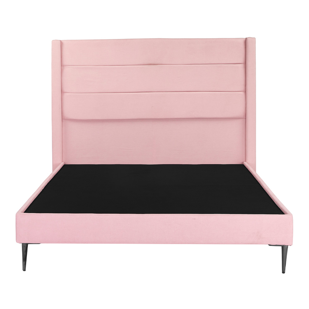 Foto 3 pulgar | Cabecera Dicasa Lugo Slim  Pink Queen Size + Base Cama Slim