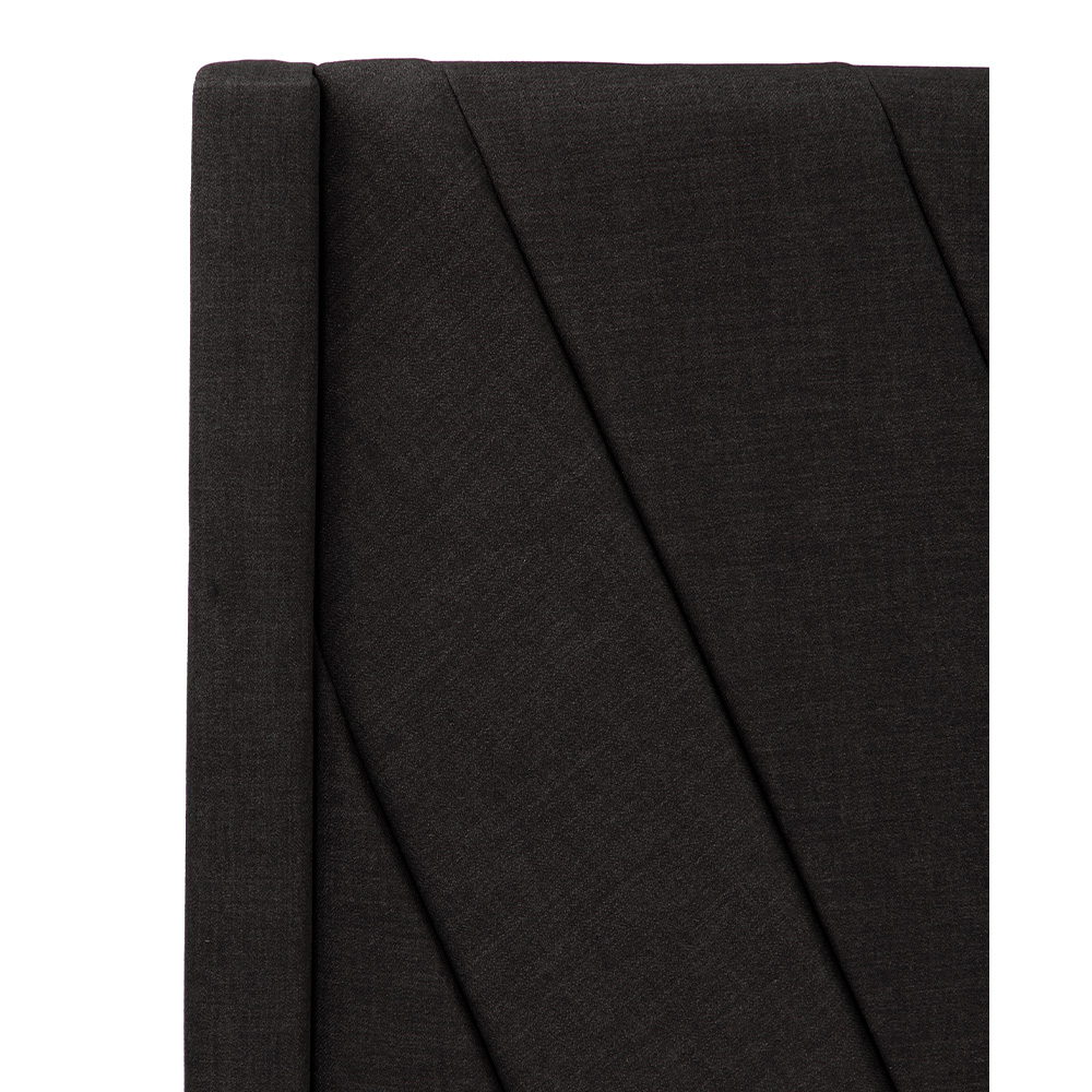 Foto 4 pulgar | Cabecera Dicasa Aurora  Negro Matrimonial + Almohada 2pack
