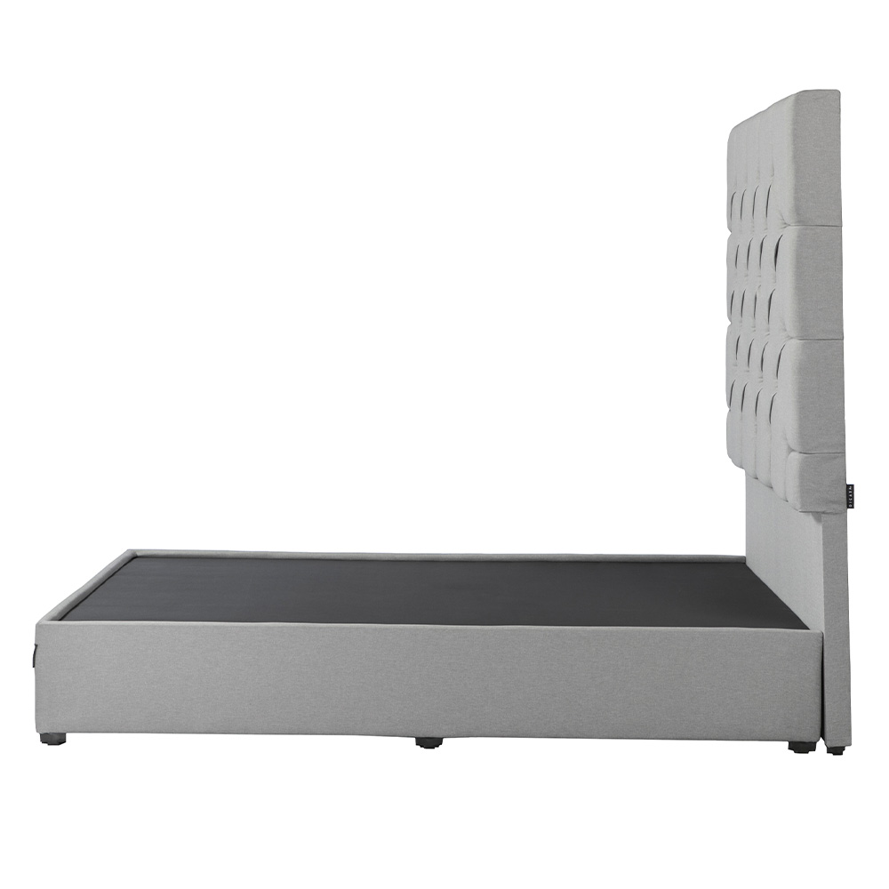Foto 3 | Cabecera Dicasa Capri Color Gris King Size  + Base Cama Dicasa Color Gris King Size