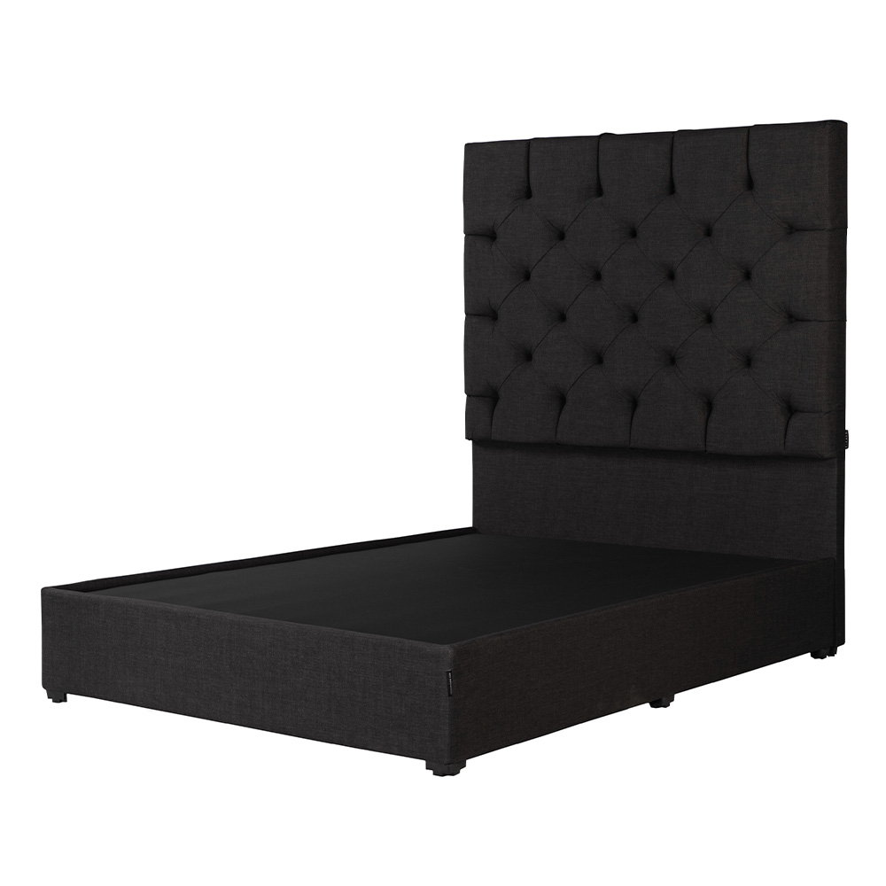 Foto 2 | Cabecera Dicasa Capri Color Negro Matrimonial + Base Cama Dicasa Color Negro Matrimonial