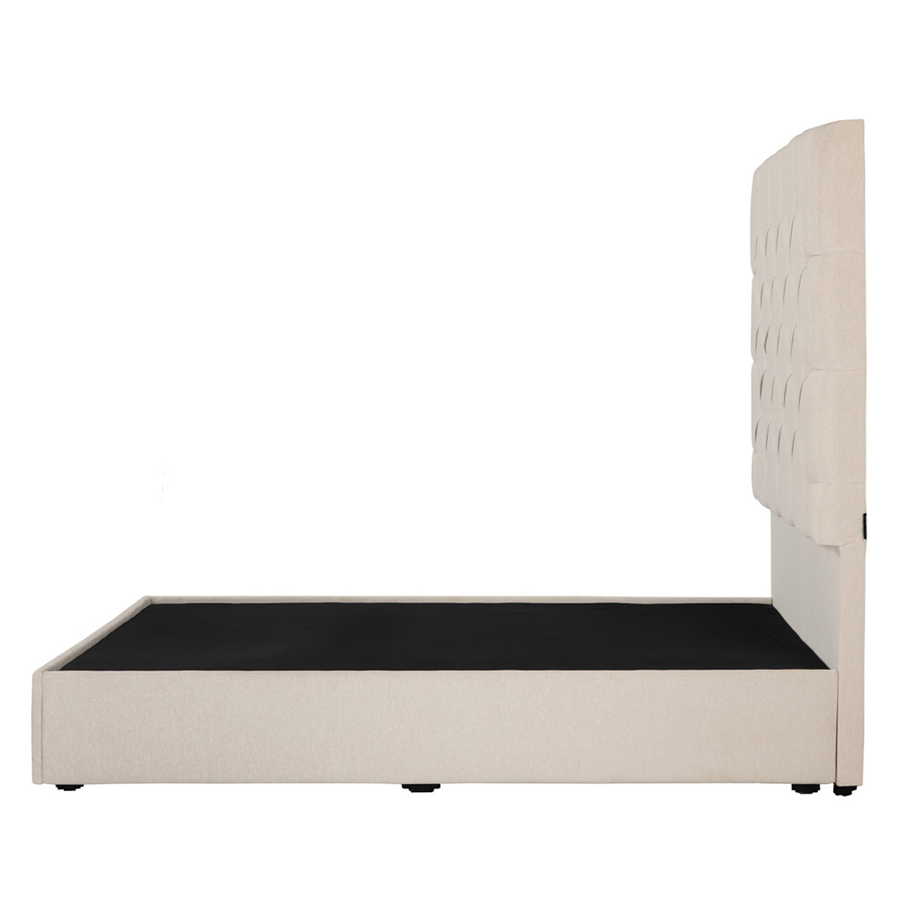 Foto 4 pulgar | Cabecera Dicasa Capri Color Beige Claro King Size  + Base Cama Dicasa Color Beige Claro King Size