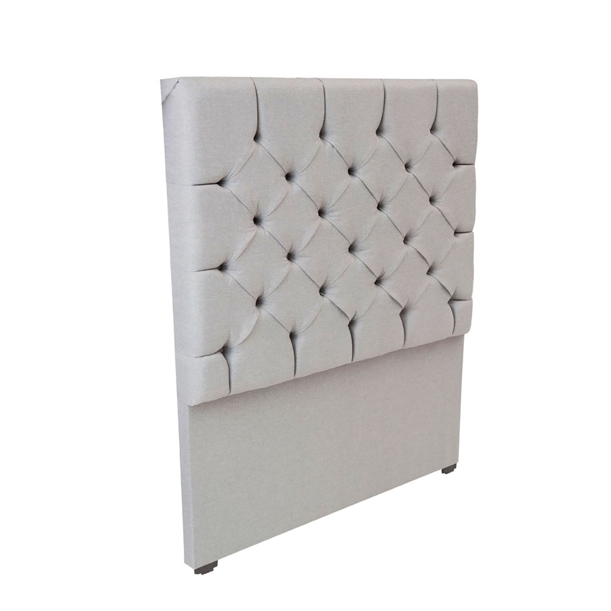 Foto 4 | Cabecera Dicasa Capri Color Gris Individual + Base Cama Dicasa Color Gris Individual