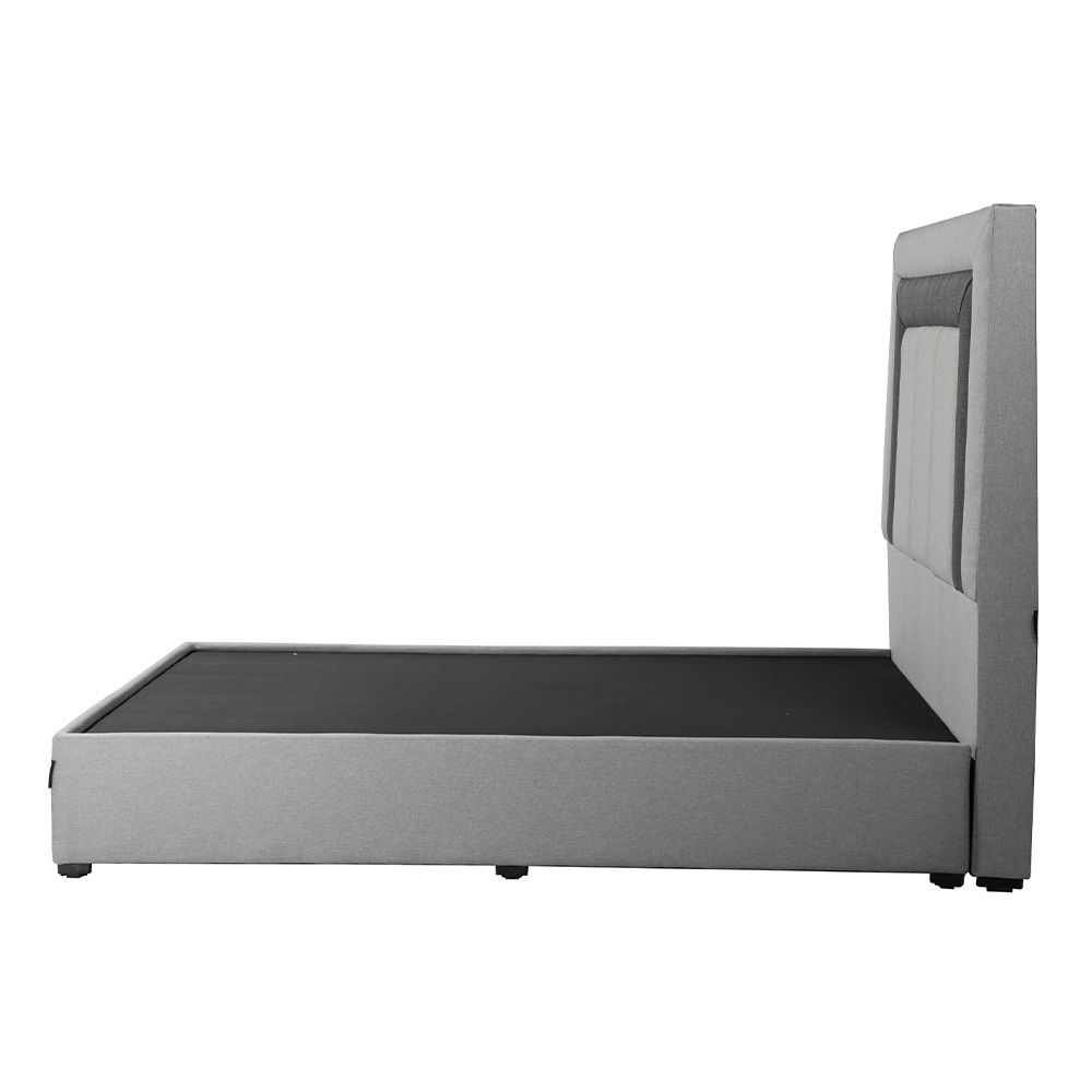 Foto 3 | Cabecera Dicasa Bora Color Gris Queen Size + Base Cama Dicasa Color Gris Queen Size