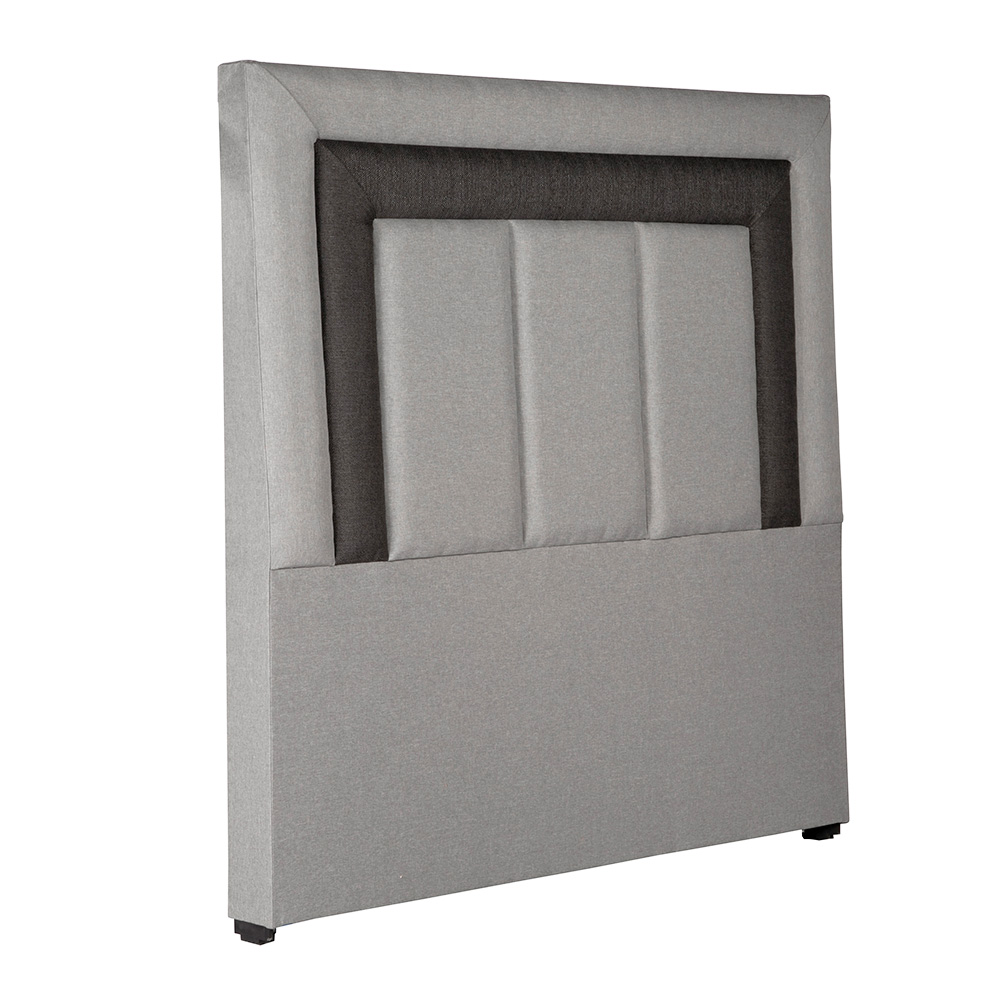Foto 4 | Cabecera Dicasa Bora Color Gris Queen Size + Base Cama Dicasa Color Gris Queen Size