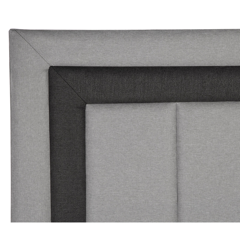 Foto 5 | Cabecera Dicasa Bora Color Gris Queen Size + Base Cama Dicasa Color Gris Queen Size