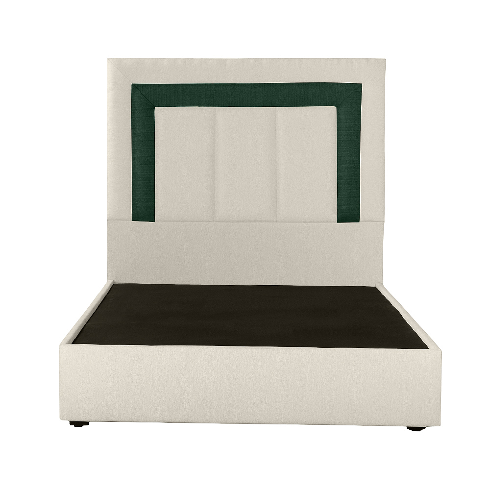Foto 1 | Cabecera Dicasa Bora Color Beige Claro Queen Size + Base Cama Dicasa Color Beige Claro Queen Size