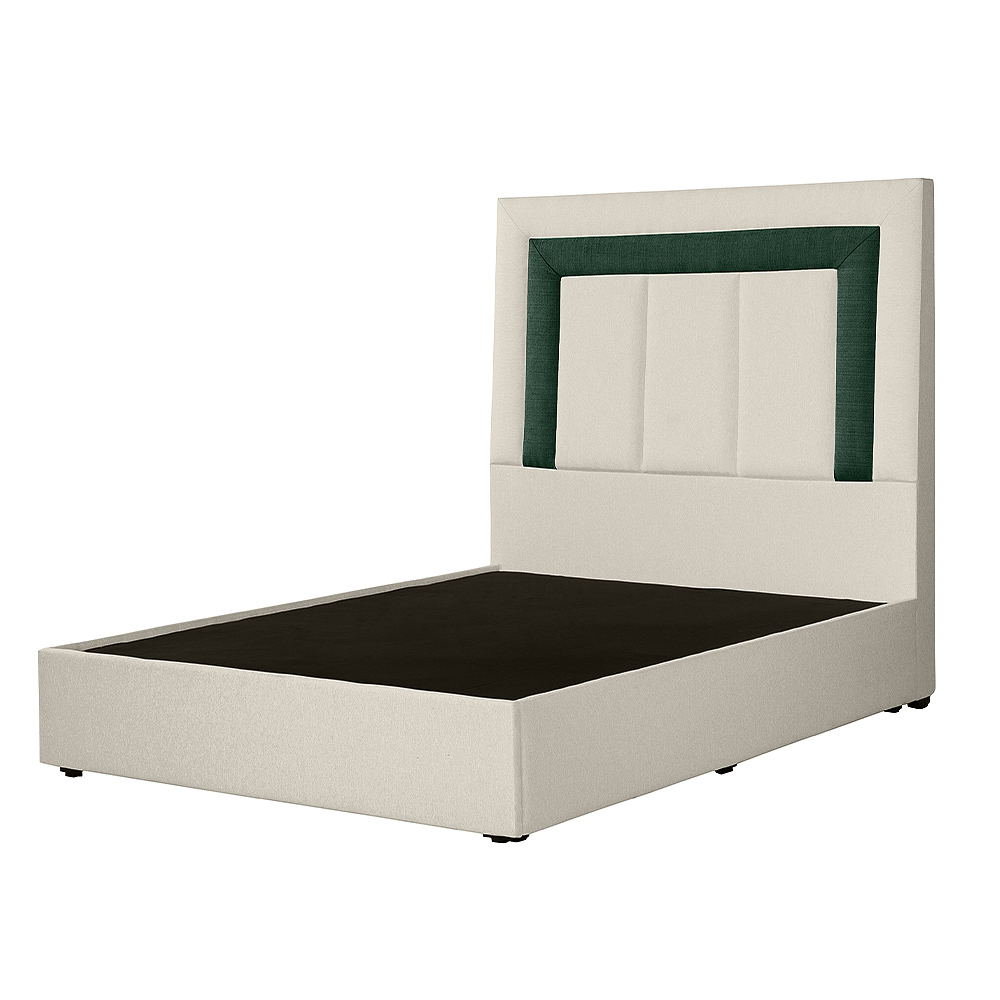 Foto 2 | Cabecera Dicasa Bora Color Beige Claro Queen Size + Base Cama Dicasa Color Beige Claro Queen Size