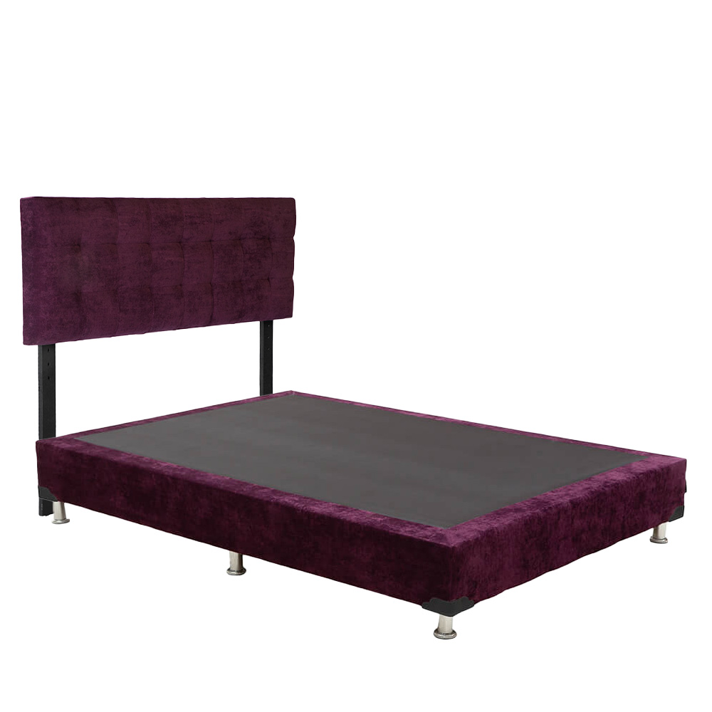 Foto 4 pulgar | Cabecera Catania Morado Queen Size + Box