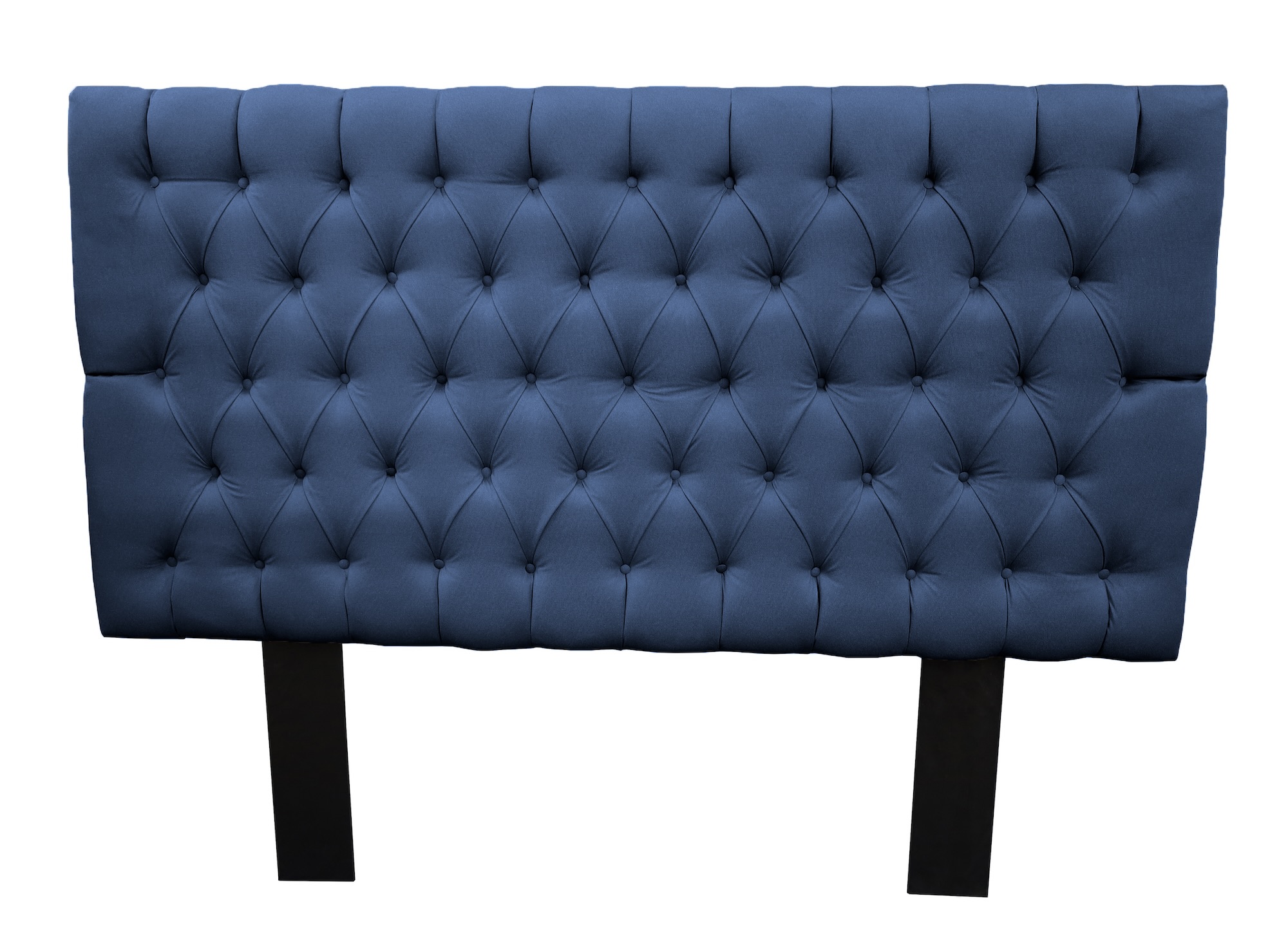 Cabecera El Bazar Store Capitonada Soho King Size Azul Marino