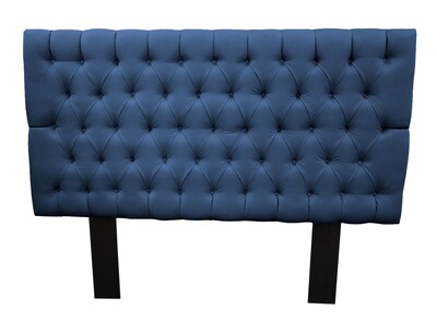 Foto 1 | Cabecera El Bazar Store Capitonada Soho King Size Azul Marino